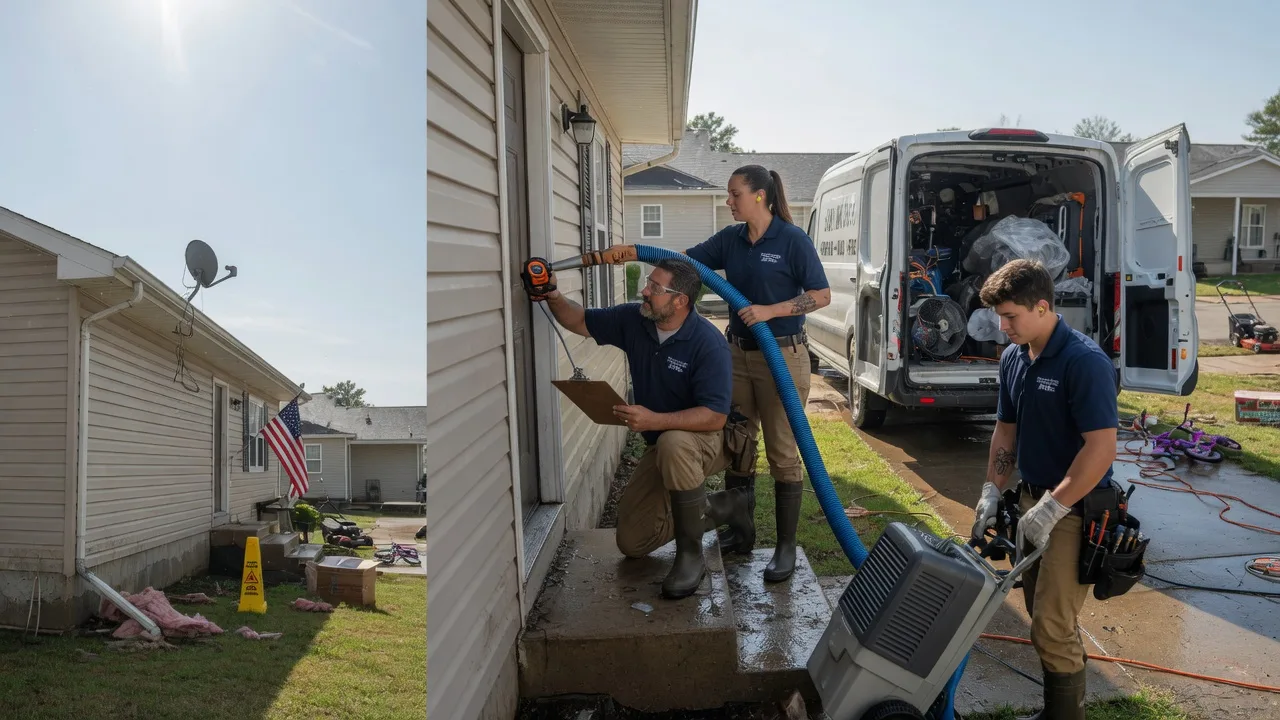 Ceiling Water Damage Restoration in Hennepin, OK near me